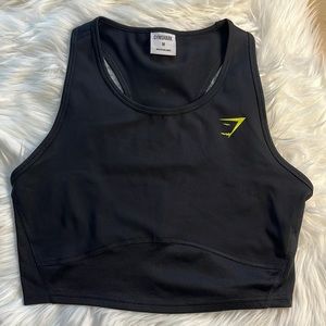 Women’s Gymshark cropped workout top size medium